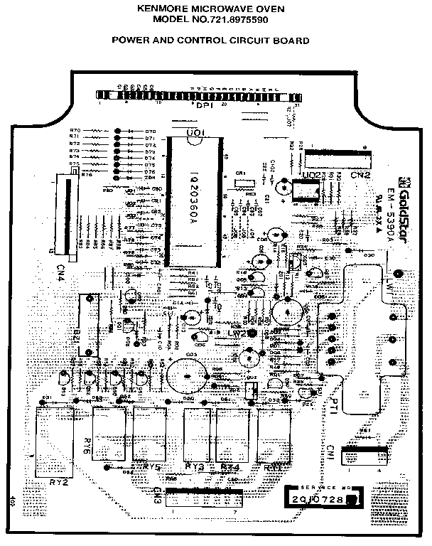 Power and control circuit board