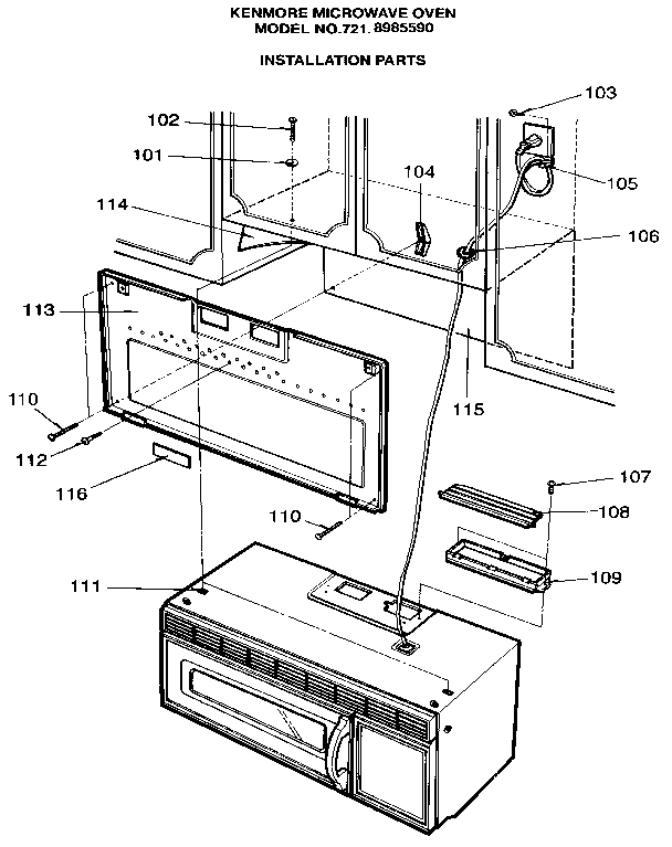 Installation parts