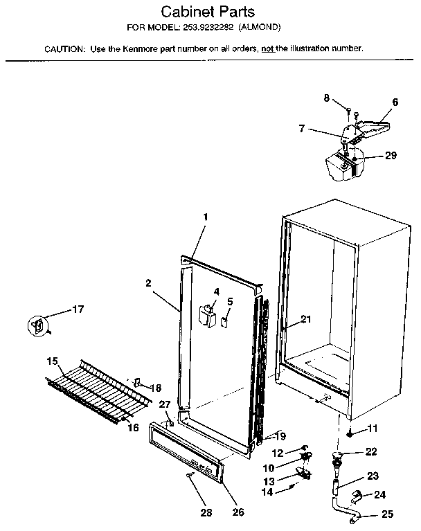 CABINET PARTS