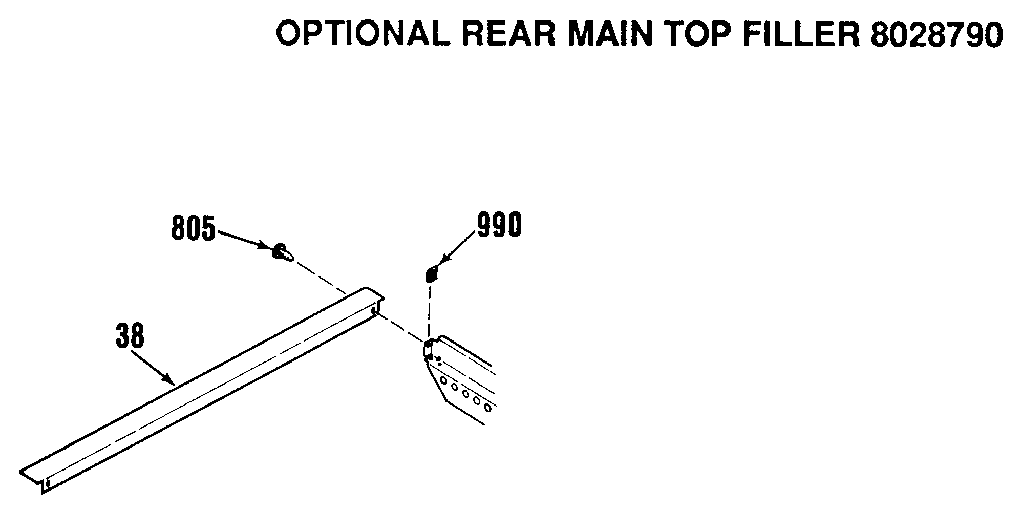 Optional rear main to filler