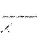 Optional vertical trim extension