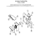 Kenmore 2539720841 blower assembly diagram