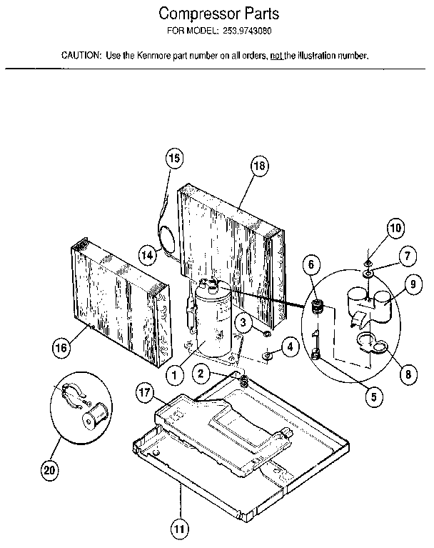 Compressor parts