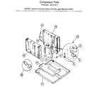 Kenmore 2539743110 compressor parts diagram