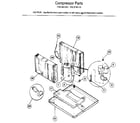 Kenmore 2539745110 compressor parts diagram