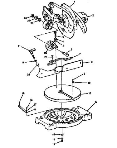 Craftsman 8-1/4" compound miter saw