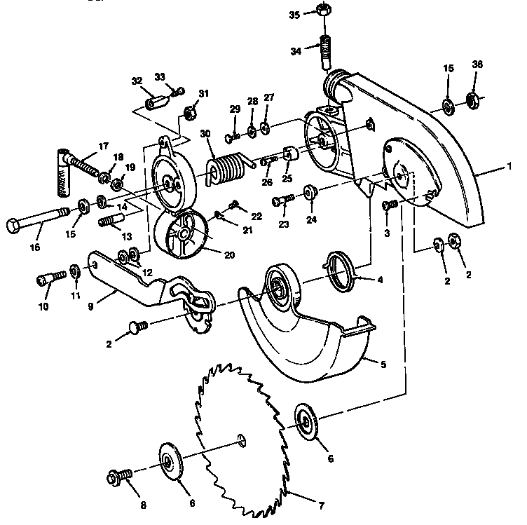 UPPER GUARD ASSEMBLY