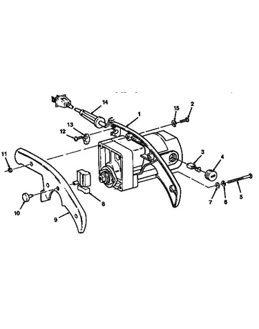 Motor & gearbox assembly