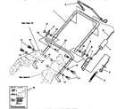 Craftsman 536884351 handle assembly repair parts diagram