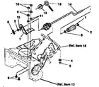 Craftsman 536884351 chute control rod repair parts diagram