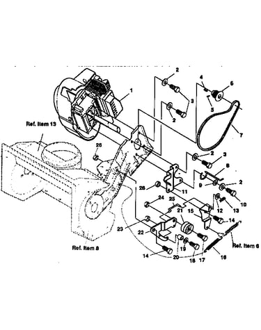 Engine and drive repair parts