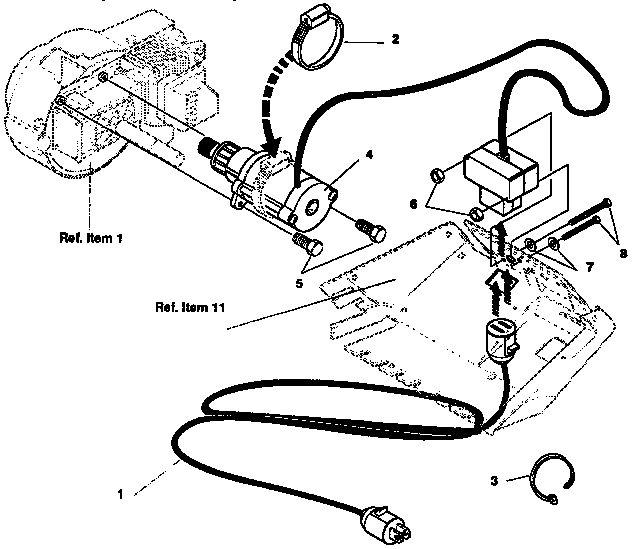 Electric starter repair parts