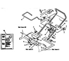Craftsman 536884432 handle assembly repair parts diagram