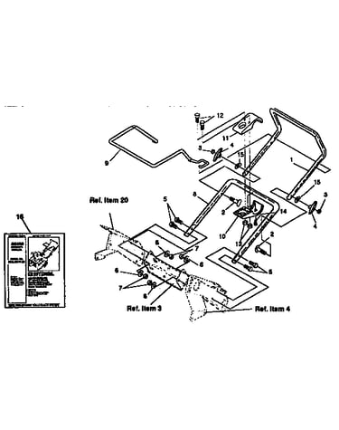 Handle assembly repair parts