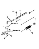 Chute control rod repair parts
