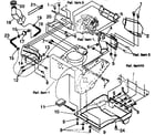 Craftsman 536884432 frame components repair parts diagram
