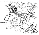 Craftsman 536884432 engine and drive repair parts diagram