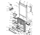Amana TX19R-P1158504W refrigerator door diagram