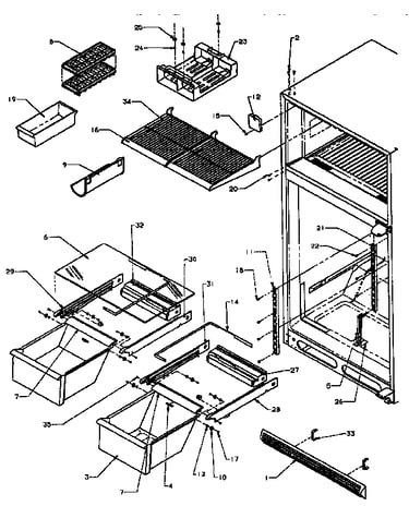 Cabinet shelving