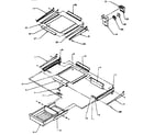 Amana TX19R-P1158504W cabinet shelving diagram