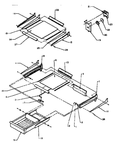 Cabinet shelving