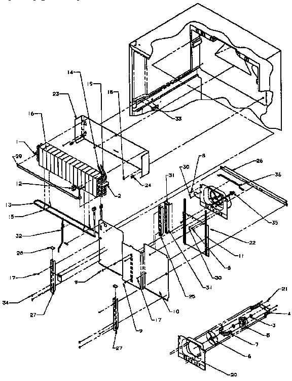 Evaporator area