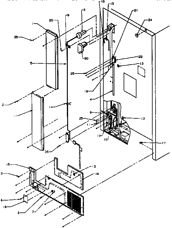 Cabinet back