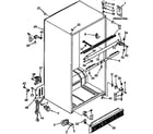 Kenmore 1069738310 refrigerator cabinet parts diagram