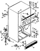Refrigerator cabinet parts