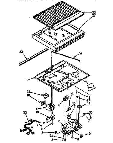 Compartment separator parts