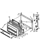 Freezer door parts