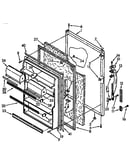 Refrigerator door parts