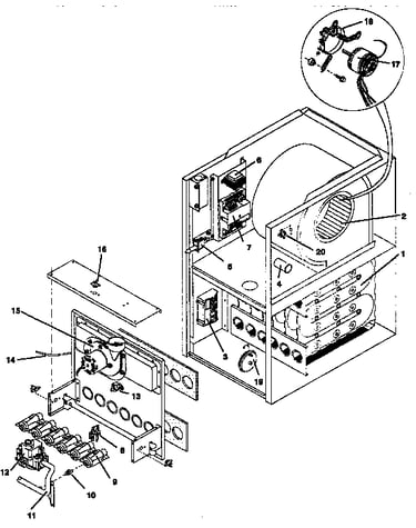 Gas furnace-functional replacement parts