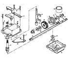 Craftsman 917374672 lawn mower-gear case assembly diagram