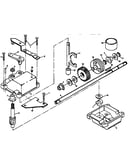 Lawn mower-gear case assembly