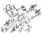 Craftsman 917384370 lawn mower diagram