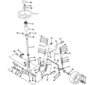 Craftsman 917257620 steering assembly diagram