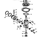 Craftsman 225581505 crankshaft and piston diagram