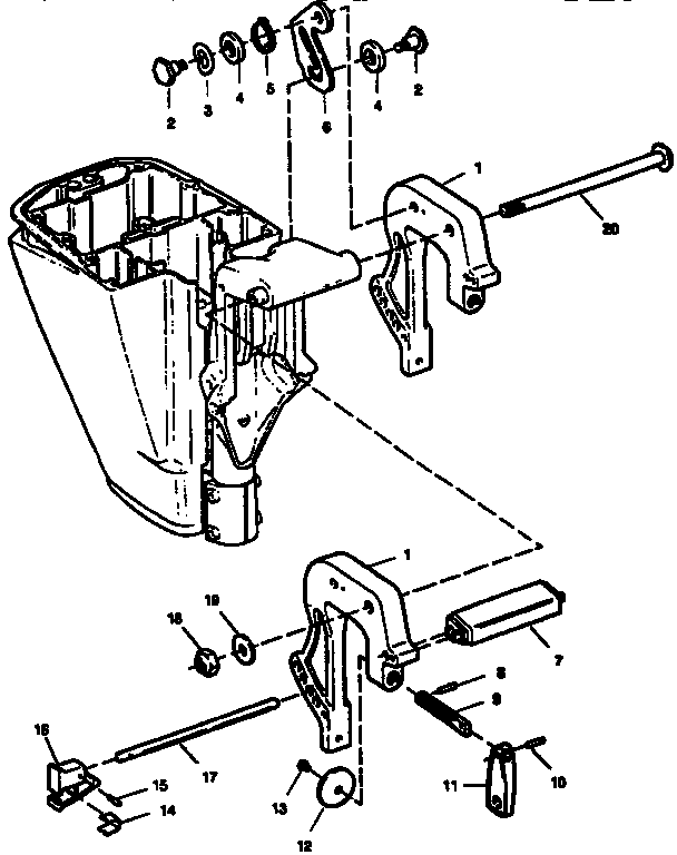 Stern brackets