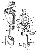 Motor leg and swivel bracket