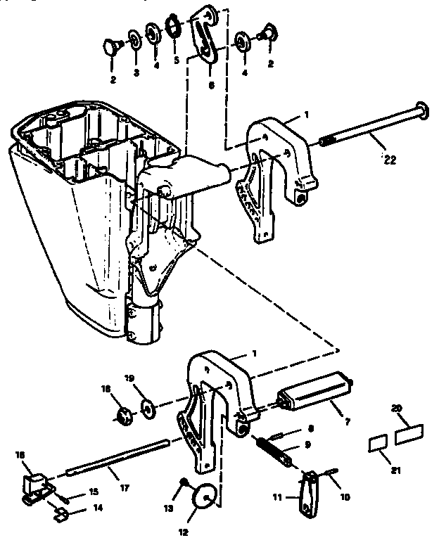 Stern brackets