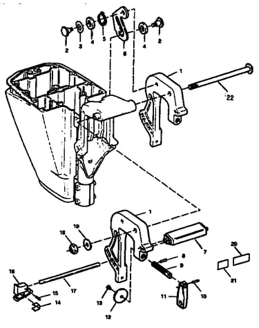 Stern brackets