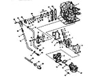 Craftsman 225581495 fuel intake and recirculation system diagram