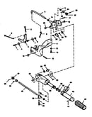 Tiller handle and throttle linkage