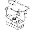 Craftsman 225581495 fuel tank and line diagram
