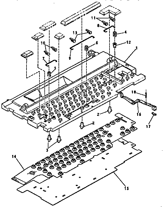 KEYBOARD MECHANISM/U.S.A
