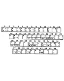 Character keys/a. english u.s.a.