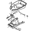 Craftsman 225587504 lower cover and support plate diagram