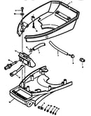 Lower cover and support plate