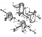 Craftsman 225587504 swivel bracket and stern brackets diagram